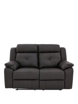 Denzel Luxury Faux Leather 2-Seater Recliner Sofa